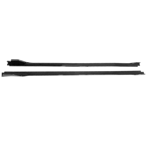 18-22 Toyota Camry V4 Style Side Skirts Extensions Pair - Gloss Black