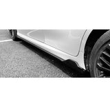 18-22 Toyota Camry V4 Style Side Skirts Extensions Pair  - Matte Black