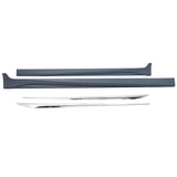 18-22 Toyota Camry LE MD Style Side Skirts With Chrome Trim - PP