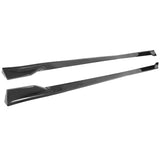 18-22 Toyota Camry TRD Style Side Skirts Rocker Panel - Carbon Fiber Look 4PC