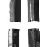 17-23 Tesla Model 3 Side Skirts Rocker Panel - Carbon Fiber Print ABS 4PCS