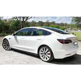 17-23 Tesla Model 3 Side Skirts IK Style PP Gloss Black