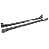 20-22 Tesla Model Y Side Skirts Extension Splitter Rocker Panel - Gloss Black