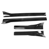 20-22 Tesla Model Y Side Skirts Extension Splitter Rocker Panel - Gloss Black