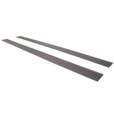 Universal Side Skirt Extension Flat Carbon Fiber Texture Look