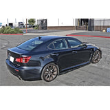 77.5" Side Skirts Extension Flat Bottom Line Lip LH RH - Forged Carbon Fiber