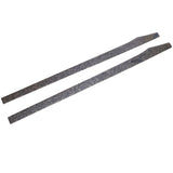77.5" Side Skirts Extension Flat Bottom Line Lip LH RH - Forged Carbon Fiber