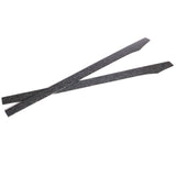 77.5" Side Skirts Extension Flat Bottom Line Lip LH RH - Forged Carbon Fiber