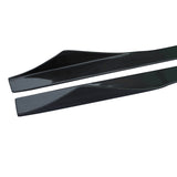 Universal Fit Most Car 75 Inch Factory D Style Side Skirt Extension - CF