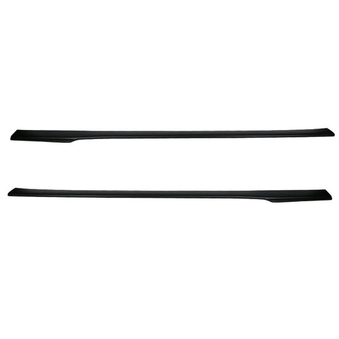 13-15 Lexus GS F Sport WALD Style Matte Black Side Skirt Extension - PP