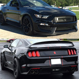 15-17 Mustang GT350 Front Bumper & Rear Diffuser & Dual Exhaust & Trunk Spoiler