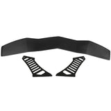 Universal Adjustable Lambo Style Trunk Spoiler Wing Black ABS
