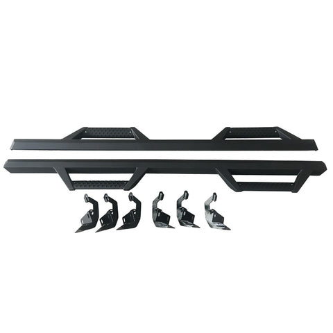 07-18 Chevy Silverado / GMC Sierra Crew Cab V3 Style Running Board Nerf Bar