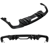 18-19 Ford Mustang EcoBoost Rear Diffuser & Muffler Tip (Single Outlet Style)