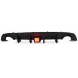 15-19 Dodge Charger SRT Rear Bumper Diffuser Valance W/ LED Brake Light Lamp