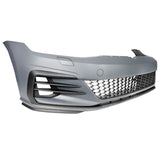 17-19 VW Golf MK7 7.5 GTI Style Front Bumper Cover Kit w/ Fog Lights Grille