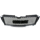 07-13 GMC Sierra 1500 Denali Upper Lower Bumper Grille Gloss Black