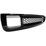07-13 Sierra 1500 Denali Mesh Front Upper Lower Bumper Grille Gloss Black