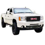 07-13 Sierra 1500 Denali Hood Molding + Upper + Lower Grill Gloss Black