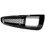 07-13 Sierra 1500 Denali Hood Molding + Upper + Lower Grill Gloss Black