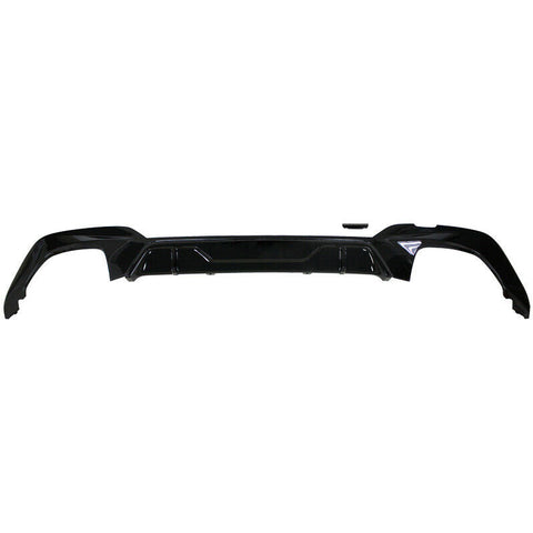 19-20 BMW G20 M Performance M340 Style Rear Bumper Lip Diffuser - Gloss Black