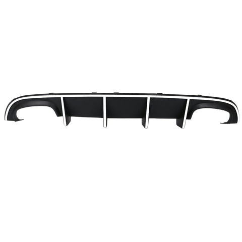 15-20 Charger SRT Quad Exhaust Rear Diffuser w/ Reflective Tape - White