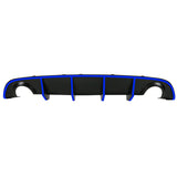 15-20 Dodge Charger SRT Quad Exhaust Rear Diffuser with Reflective Tape