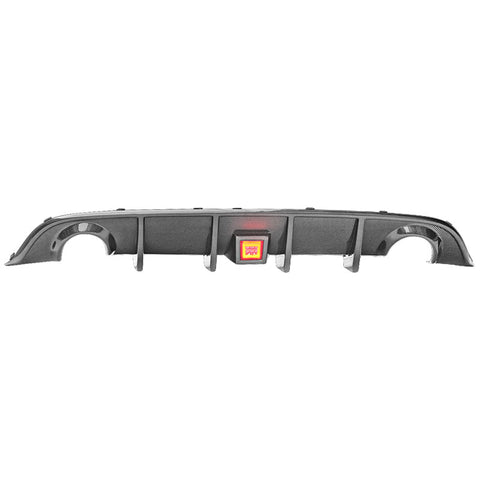 15-20 Dodge Charger SRT Rear Bumper Diffuser Valance W/LED Brake Light Lamp