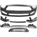 15-17 Ford Mustang GT350 Style Front Bumper Conversion - PP