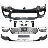 17-20 BMW G30 Sedan M5 Style Front Bumper Conversion w/ Lip & Fog Cover