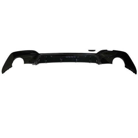 19-20 BMW G20 Rear Bumper Lip Diffuser w/ Round Tip 4 Blade - Gloss Black