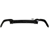 19-20 BMW G20 M340 Style Rear Bumper Lip Diffuser w/ Square Tip - Gloss Black