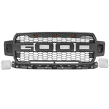 18-20 Ford F-150 Front Bumper Hood Grille W/ White LED