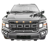 18-20 Ford F-150 Front Bumper Hood Grille W/ White LED