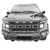 18-20 Ford F-150 Front Bumper Hood Grille W/ White LED