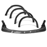 15-21 Dodge Charger Widebody Front Bumper Lip & Fender Flares 10PCS CFL ABS
