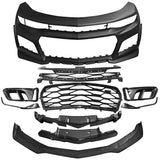 19-20 Chevy Camaro ZL1 Style Front Bumper Conversion Guard Unpainted PP