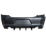 15-20 Dodge Charger Widebody Whole Bodykit Bumpers Side Skirts Fender Flares Diffuser Matte Black