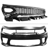 15-23 Dodge Charger Front Bumper w/ SRT Upper Lower Grille Foglight Cover