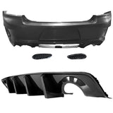 15-22 Dodge Charger Rear Bumper Conversion w/ Rear Diffuser Carbon Fiber Print