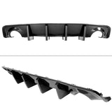 15-22 Dodge Charger Rear Bumper Conversion w/ Rear Diffuser Carbon Fiber Print