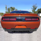 15-22 Dodge Challenger IK Style Rear Diffuser+ IK V1 Shark Fin - Matte Black PP
