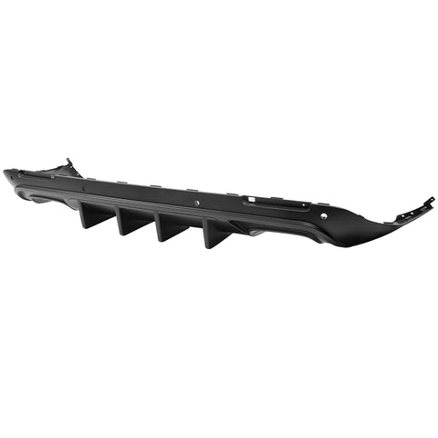 15-22 Dodge Challenger IK Style Rear Diffuser+ IK V1 Shark Fin - Matte Black PP