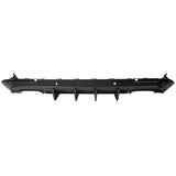 15-22 Dodge Challenger IK Rear Diffuser+ V2 Fin Splitter - Matte Black PP