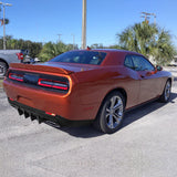 15-22 Dodge Challenger IK Rear Diffuser+ V2 Fin Splitter - Matte Black PP