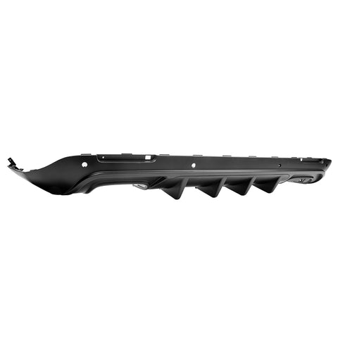 15-22 Dodge Challenger IK Rear Bumper Diffuser & IK V3 Shark Fin - Matte Black