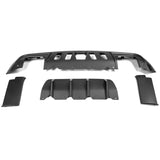 15-22 Dodge Challenger IK Rear Bumper Diffuser & IK V3 Shark Fin - Matte Black