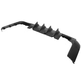 15-22 Dodge Challenger Rear Bumper Diffuser Lip & V4 Shark Fin - Matte Black