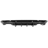 15-22 Dodge Challenger Rear Diffuser Lip w/ IK V2 Style Shark Fin - Gloss Black