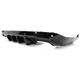 15-22 Dodge Challenger Rear Diffuser Lip w/ IK V2 Style Shark Fin - Gloss Black